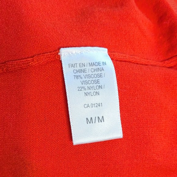 twik by SIMONS - Women's fitted orange turtleneck sweater, size MEDIUM - Picture 6 of 7
